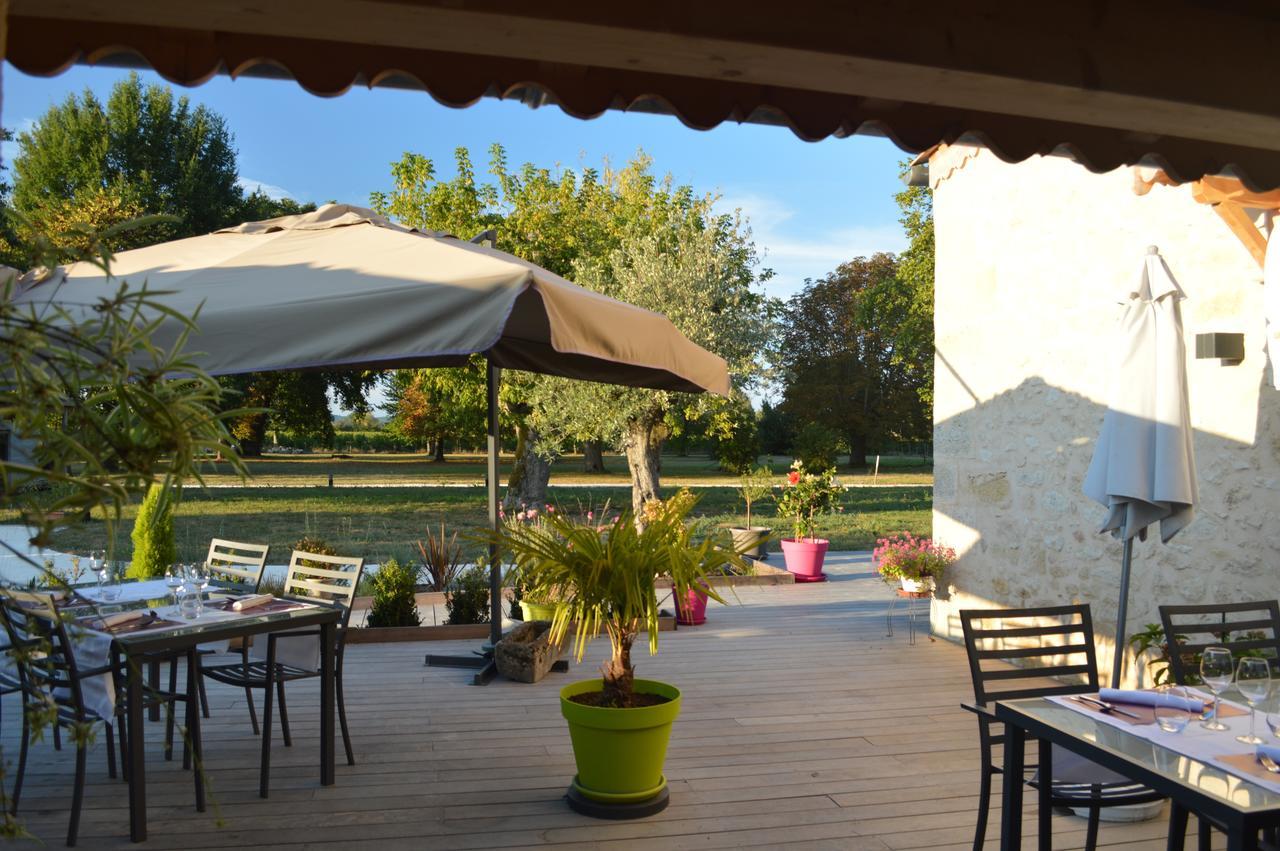 Logis- Hotel Spa Restaurant L'Epicurial Saint-Pey-de-Castets Esterno foto